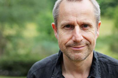 Mcc0024242. The Daily Telegraph. British comedian and writer Jeremy Hardy attends The Daily Telegraph Ways with Words literary festival, at Dartington Hall, near Totnes, Devon. Sunday July 11, 2010.
