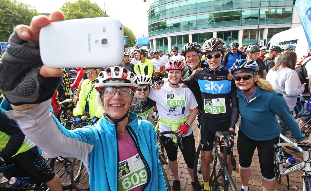 Liverpool to Chester Bike Ride with the start at Birkenhead Tunnel going through Parkgate and Neston finishing in Chester. Images by Gareth Jones