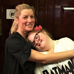 Theatre manager, Rebekah Pichilingi with Katie
